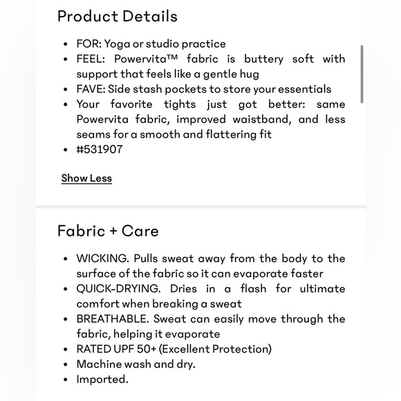 Athleta SALUTATION STASH HIGH RISE 7 SHORT - Picture 6 of 6